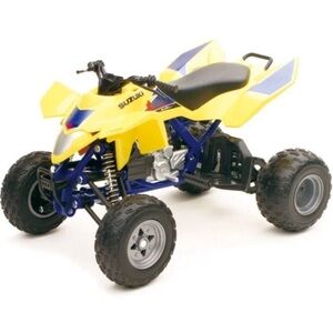 Yellow and Blue Kids Toy ATV Suzuki